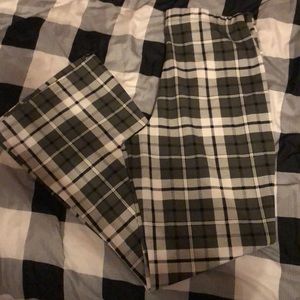 NOBO Plaid pants. M(7-9) women’s